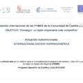 Expansión internacional de las PYMES de la Comunidad de Castilla y León
