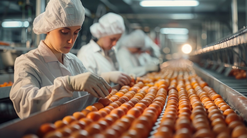 Inspección de frutas en sistema de autocontrol para seguridad alimentaria.